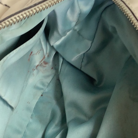 Coach Kristin Leather Satchel in Chalk (Ivory) D1093-14782 - Picture 14 of 15